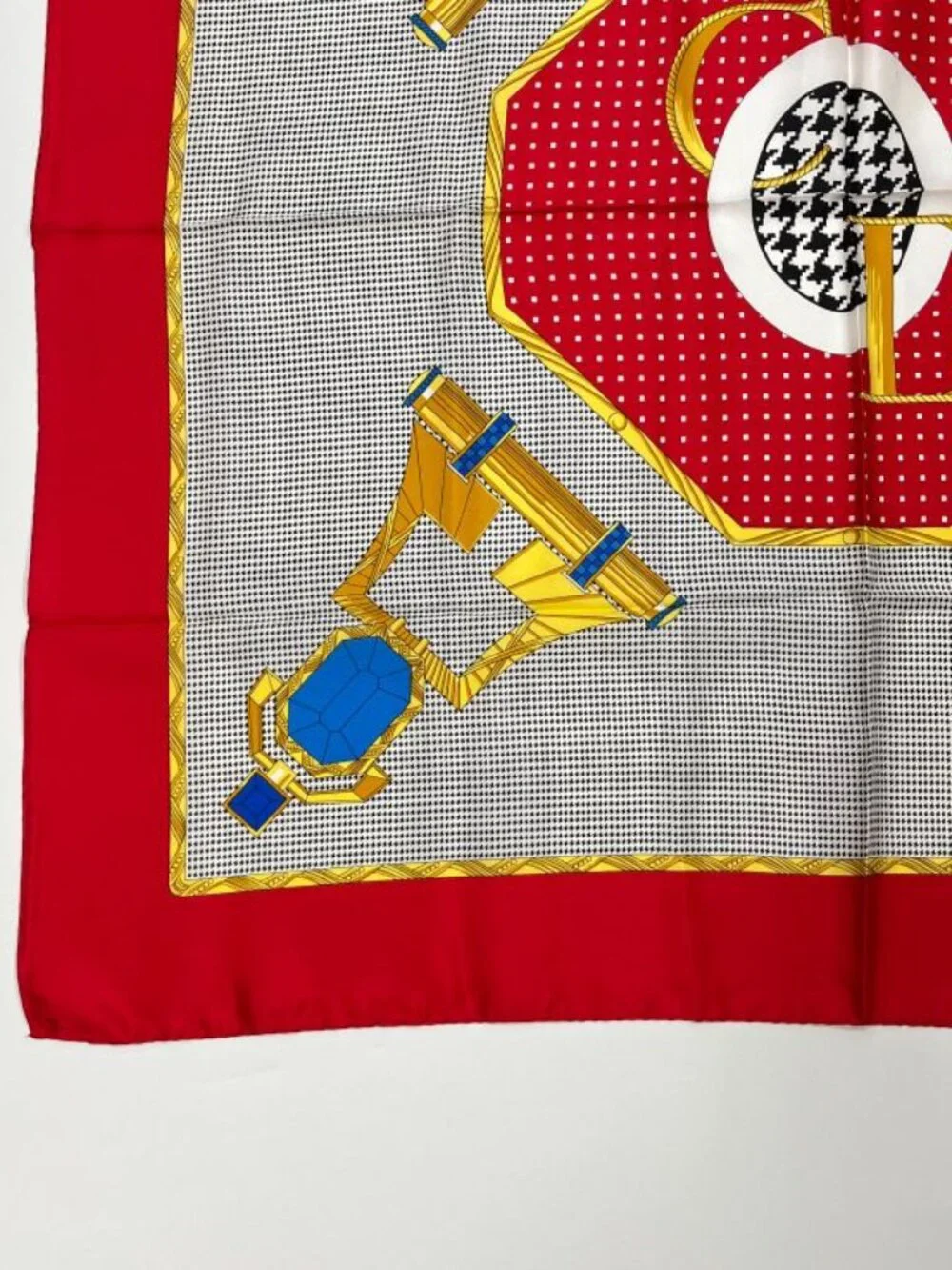 Dior Silk Scarf Multicolor Vintage